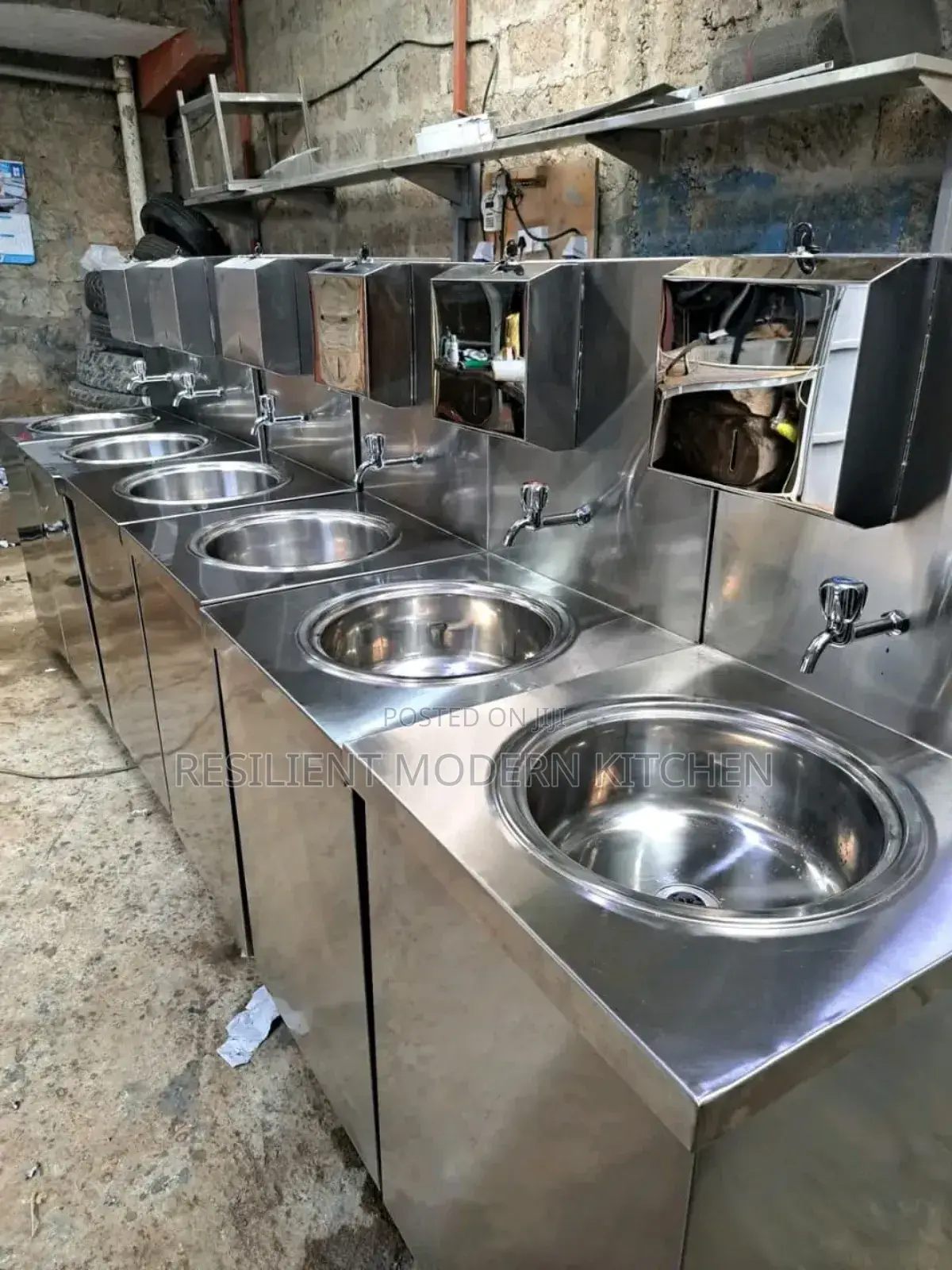 Commercial Stainless Hand Washing Station