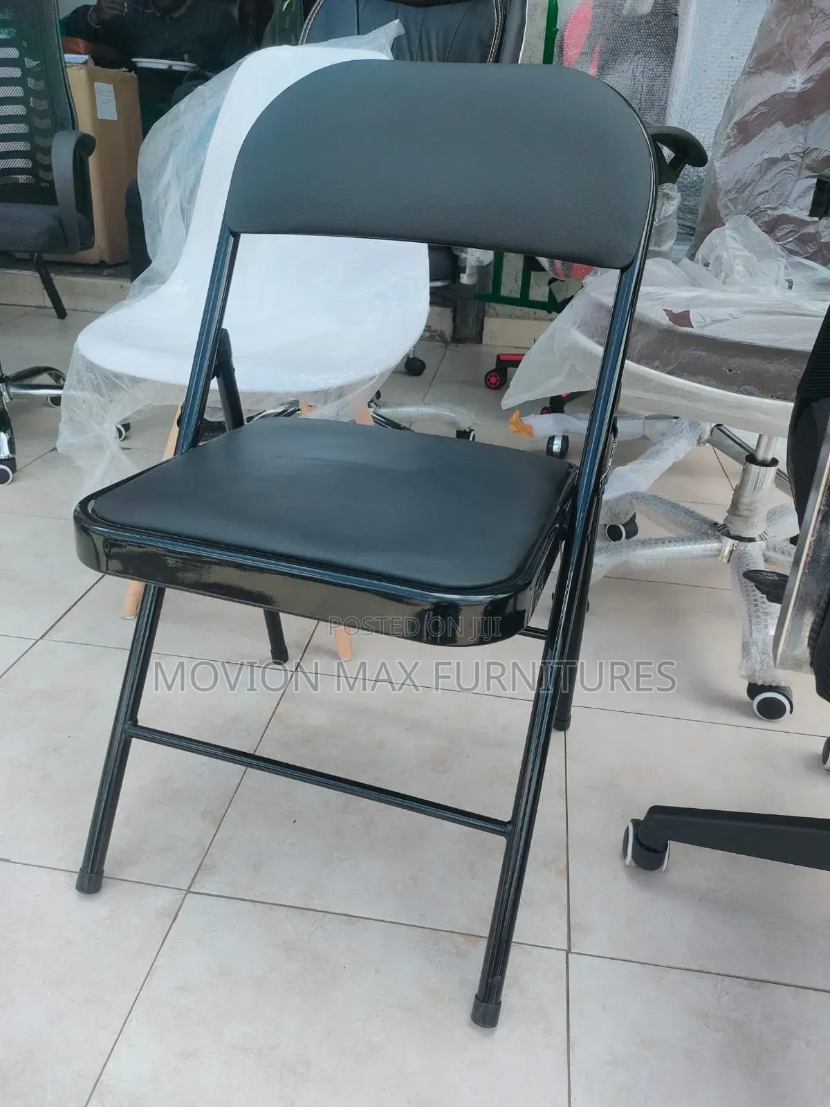 Foldable Fold Leather Chair