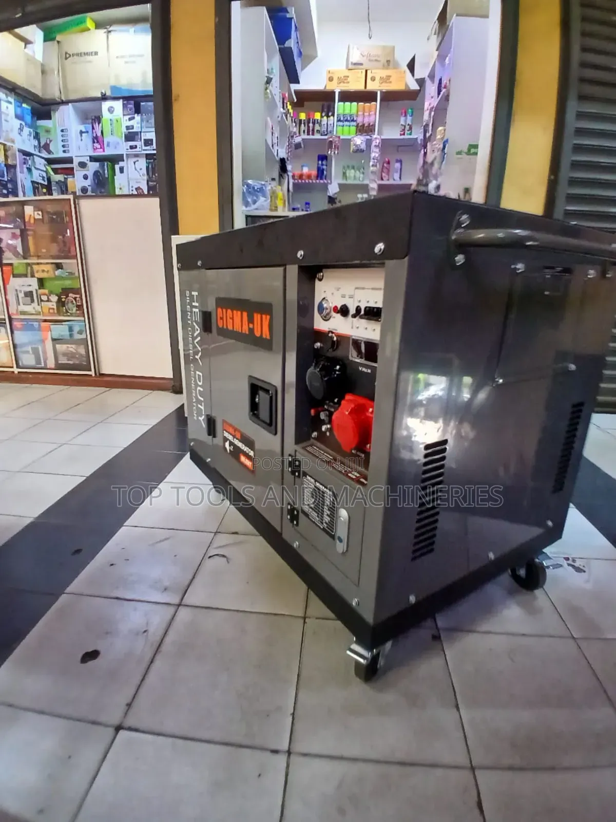 Cigma Uk 20 Kva Three Phase Silent Diesel Generator With Ats