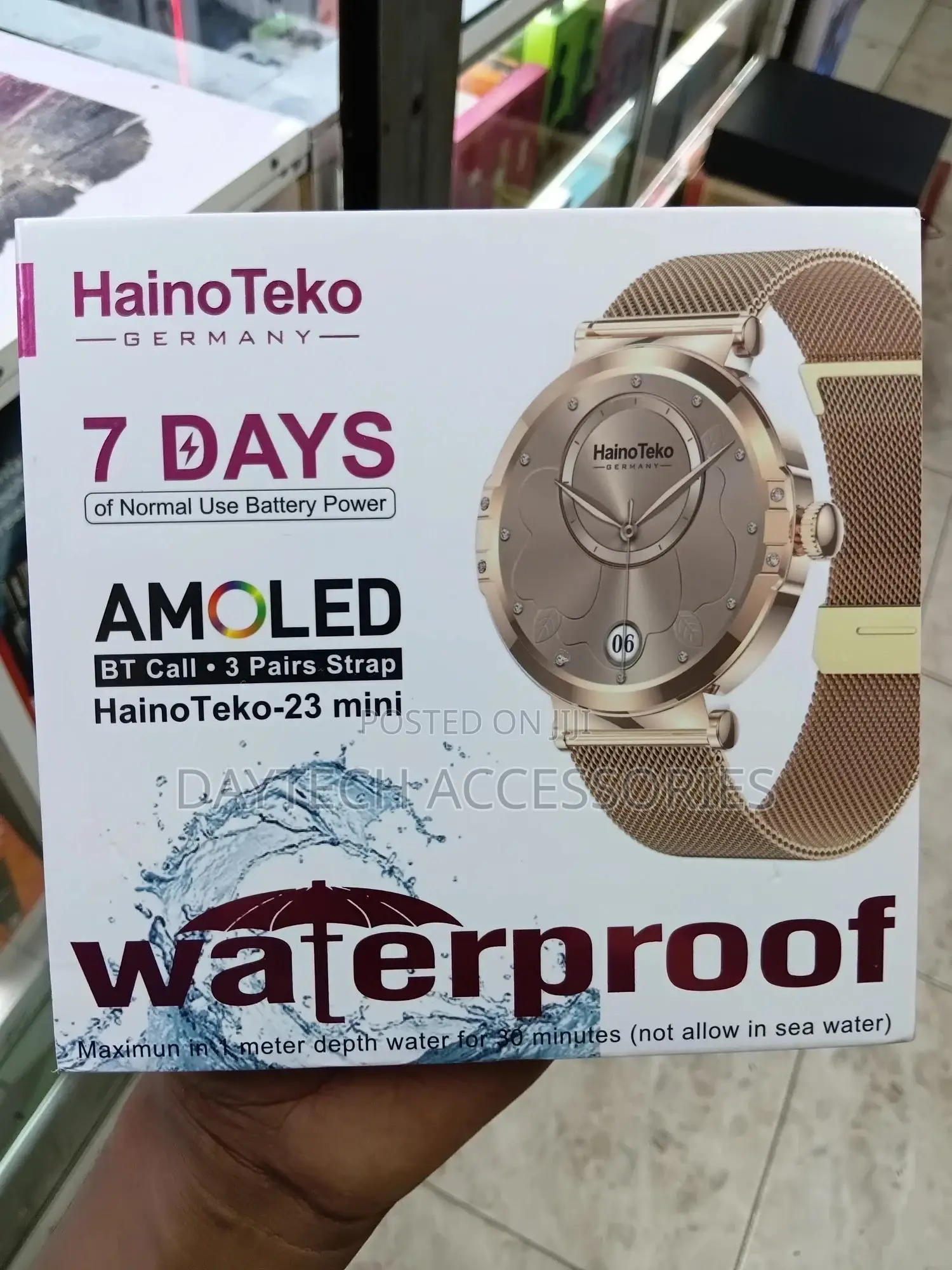 The Is a Hainoteko-23 Mini Smartwatch,