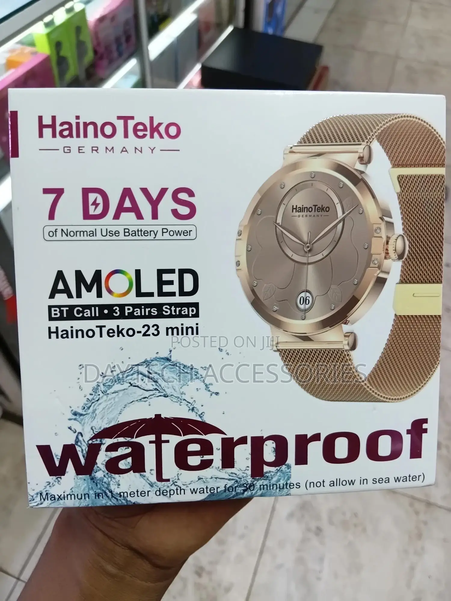 The Is a Hainoteko-23 Mini Smartwatch,