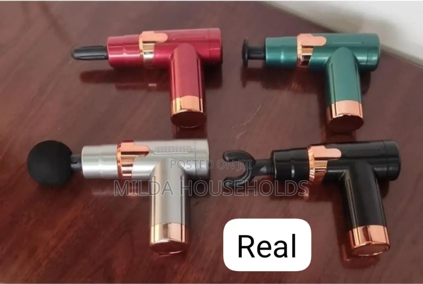 *Massage Gun - 6 Speed, 4 Head Options, Rechargeable