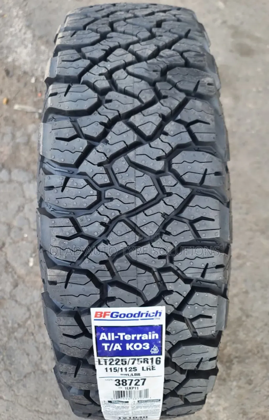 225/75r16 Bf Goodrich Tyres(All Terrain)