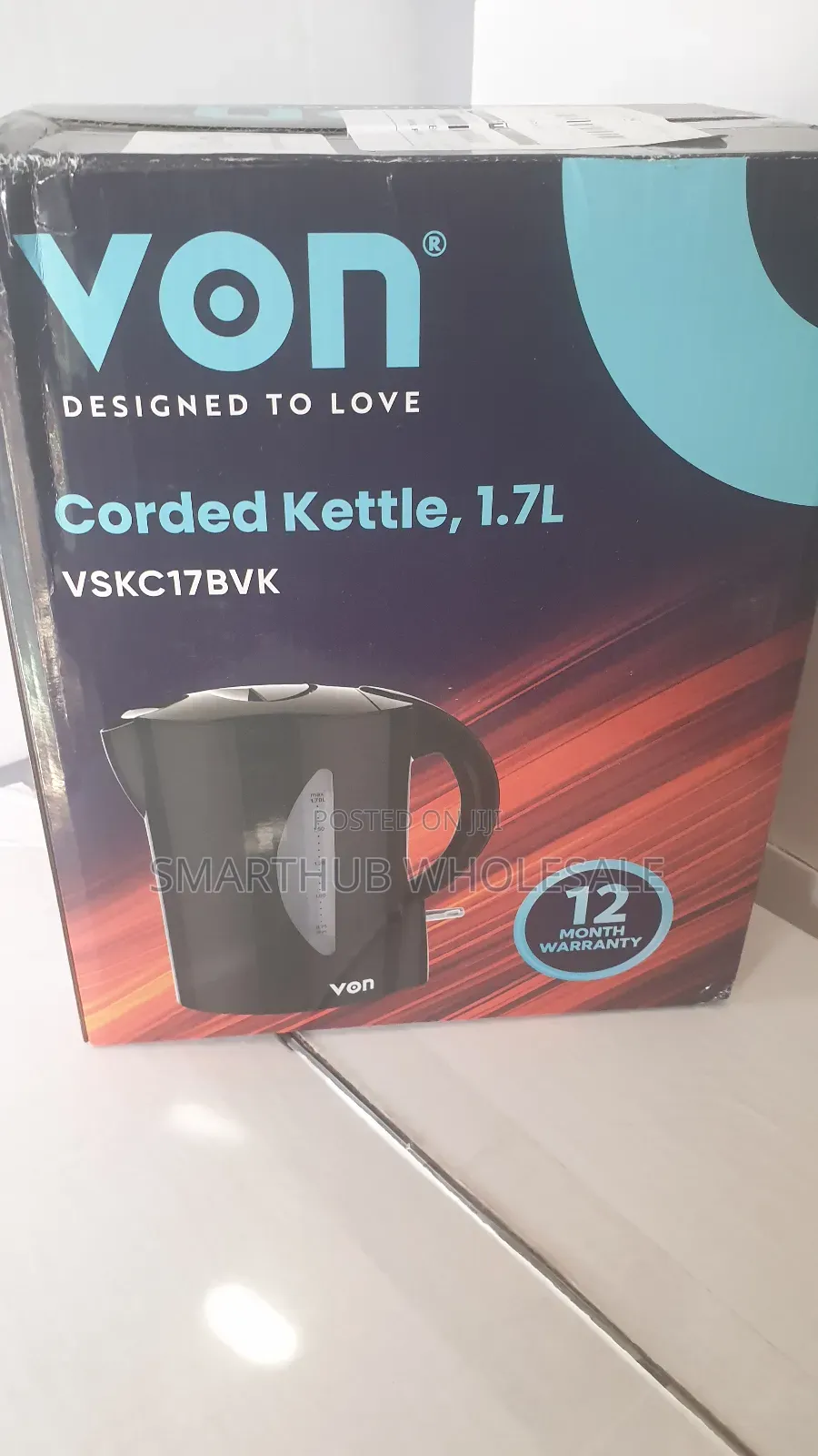 Von 1.7l Corded Kettle