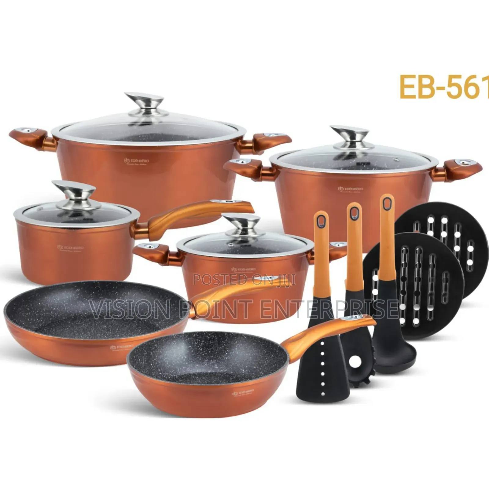 Edenburg 15pc Cookware Set