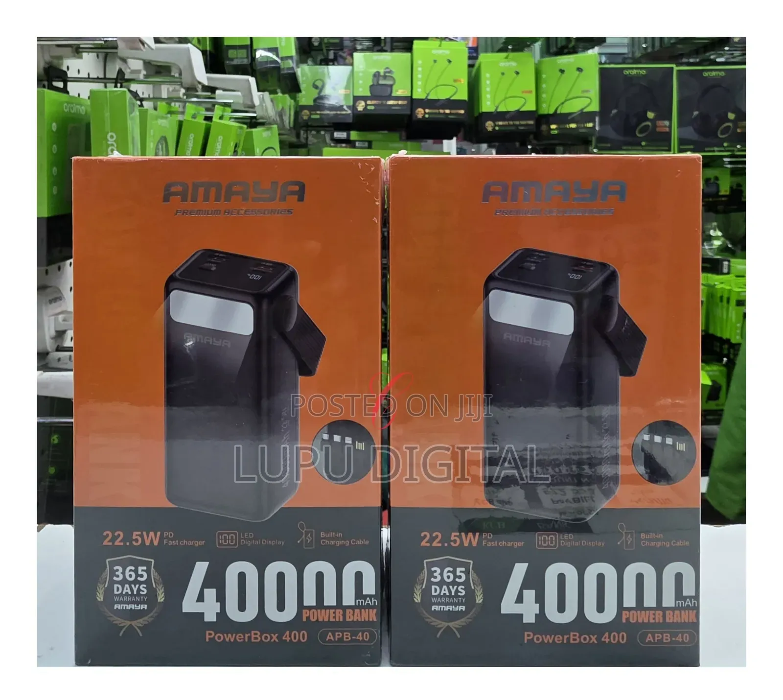 Amaya Powerbox 400 Apb-40 *40,000mah 22.5w* Power Bank