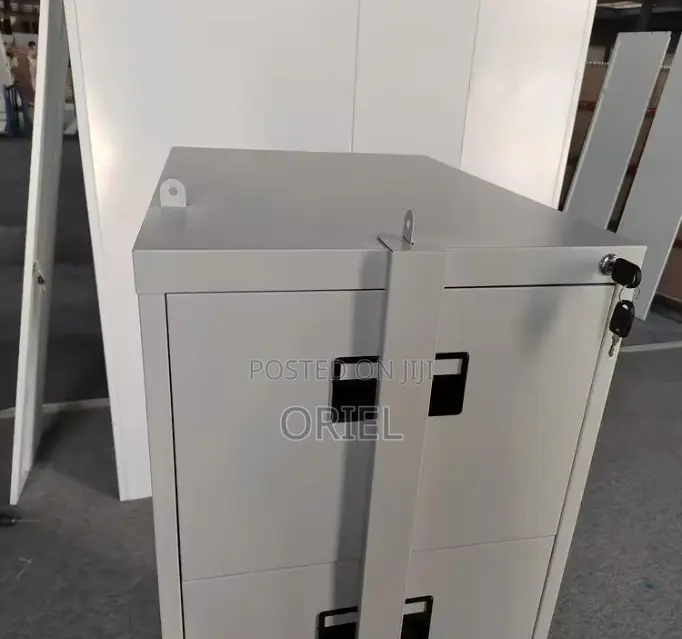 Office Vertical Cabinet : 3-Drawer Filing Cabinet With Locking Bar