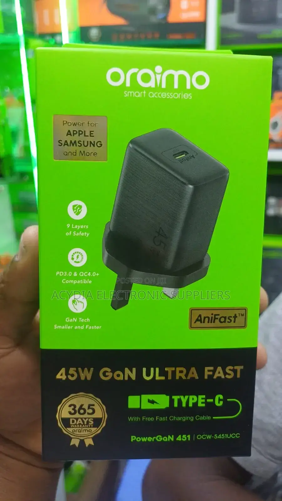 Oraimo Powergan 451 Ocw-5451ucc