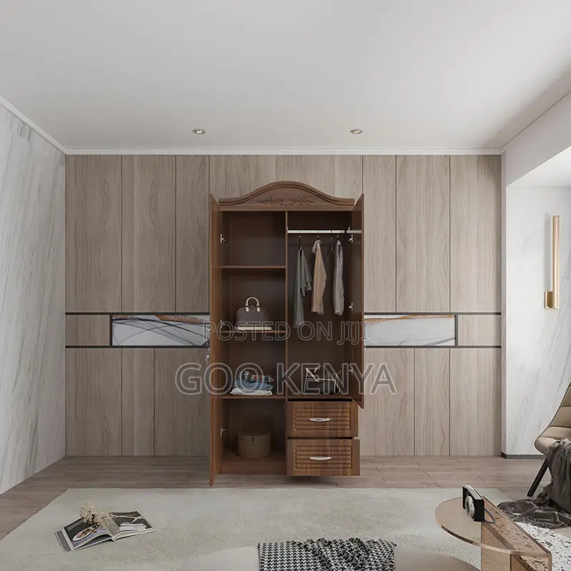 Home Wardrobe; Modern Bedroom Closet – Mdf Wardrobe With Mirrors