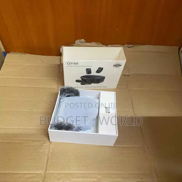 2. Qy88 Anc Wireless Lavalier Mic With Dual Receiver Charging Box