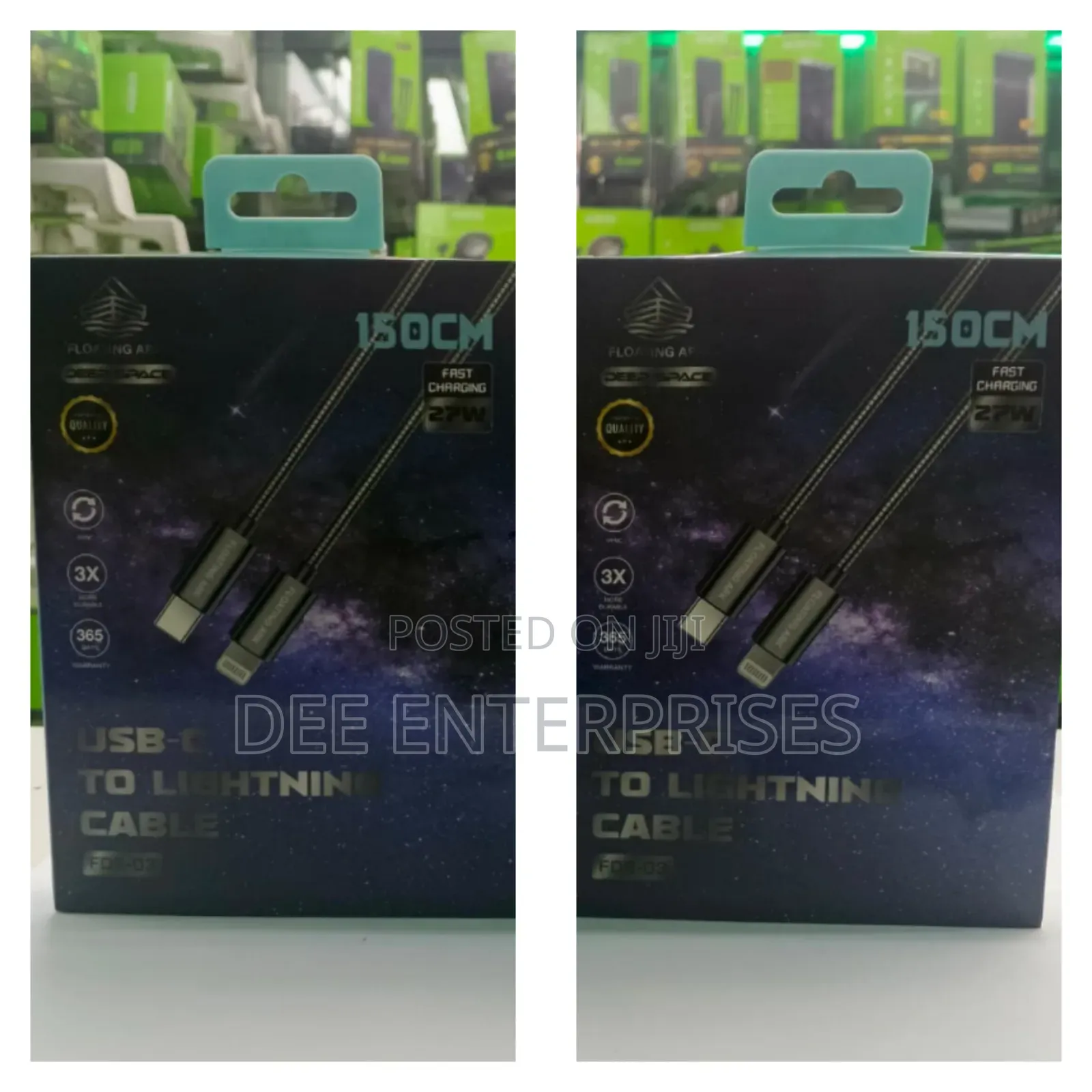 Floating Ark FDS-03 1.5m 27w Fast Charging Usb-C to Lightening Cable