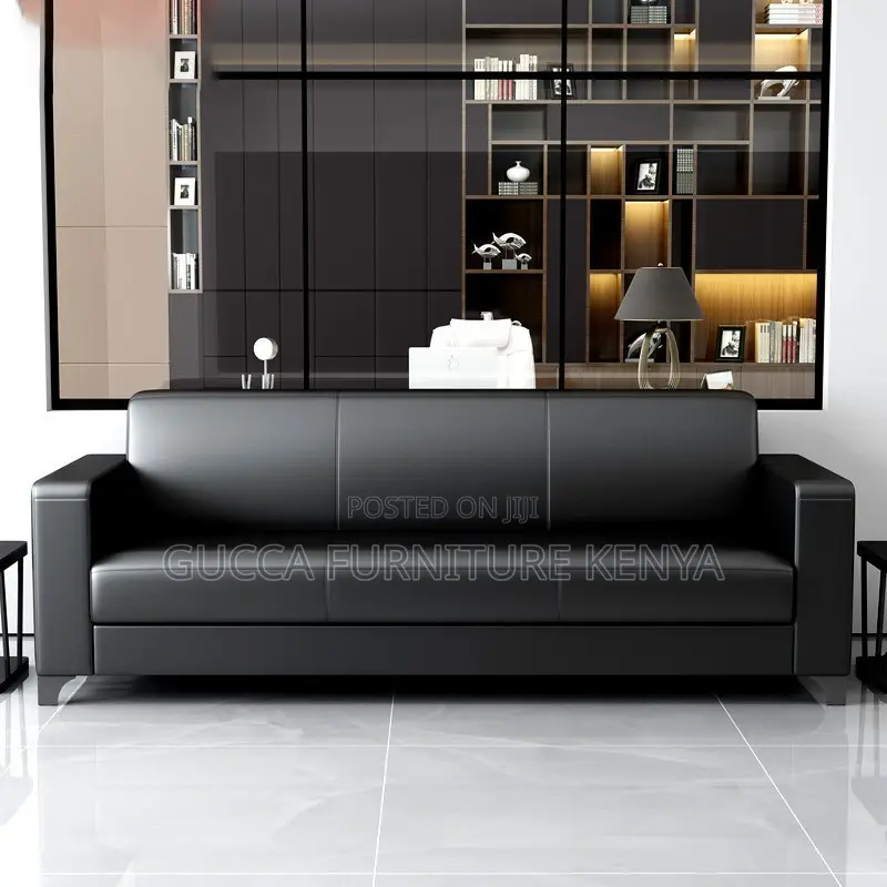 5-seater Leather Executive Office Sofa Set