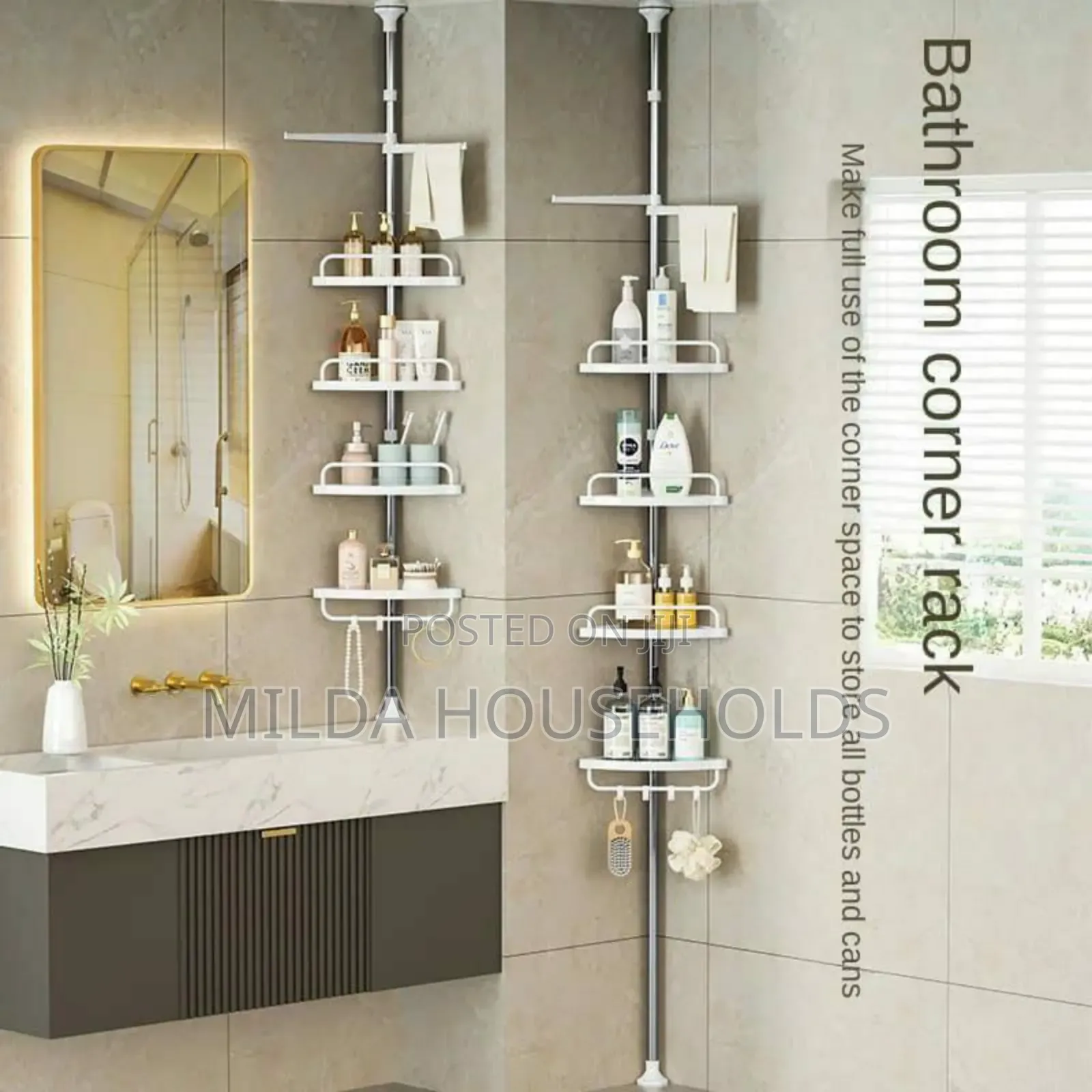 Bathroom Organizer Conner Shelf