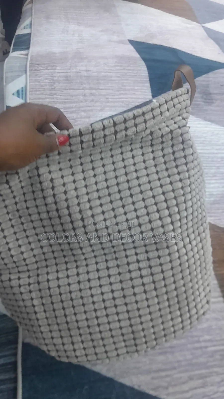 Home Basket for Throw Blankets Unique
