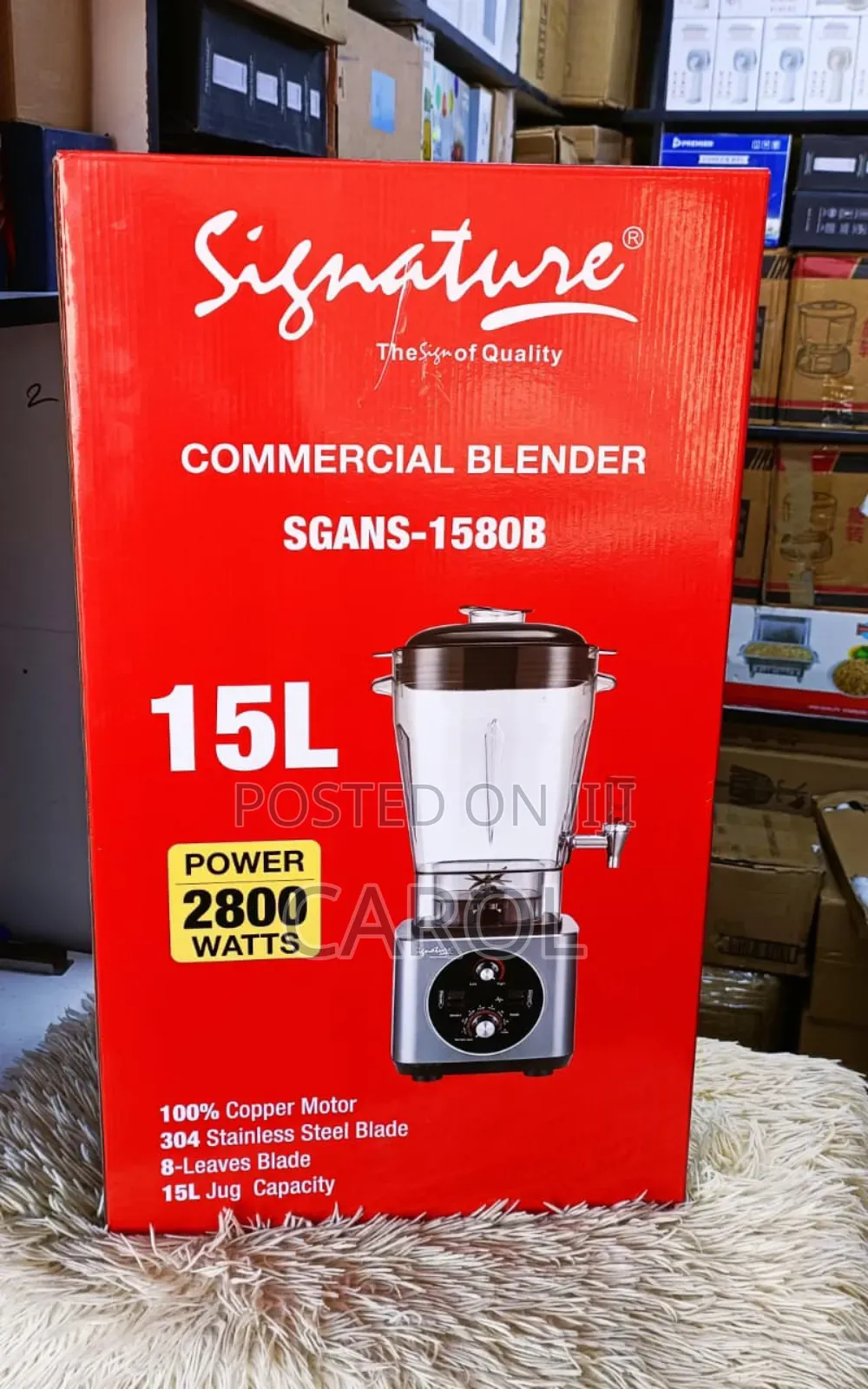 Signature Commercial Blender Available