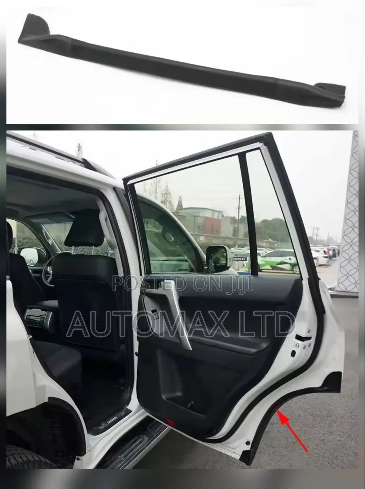 Lower Door Rubber Moulding. For Toyota Land Cruiser Prado, J150