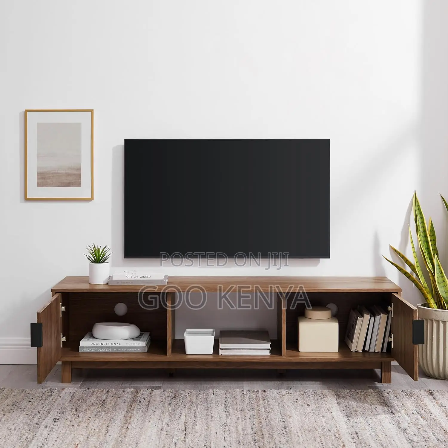 Home Tv Cabinet; Wave Door Tv Cabinet – Modern Living Room Furniture