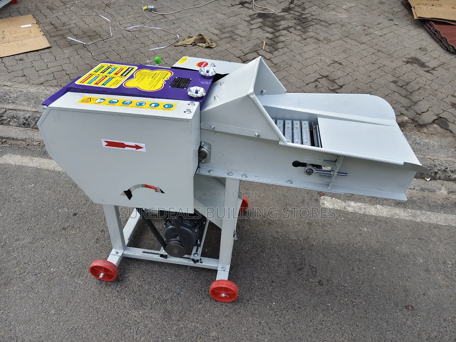 600kg/ Hr High Speed Forage Chopper Machine  / Chaff Cutter