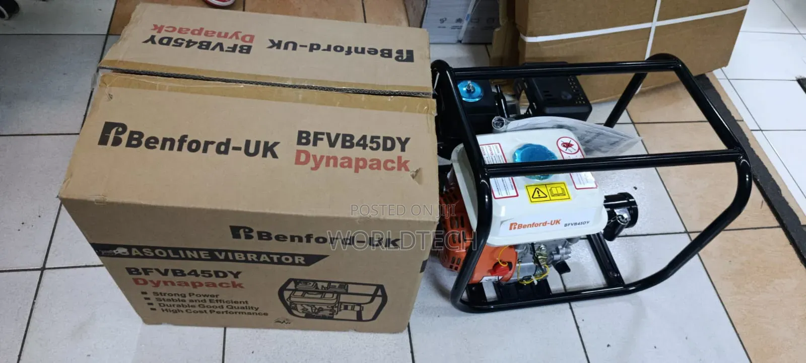 Brentford Concrete Vibrator/Petrol Engine 7.5hp Concrete Vibrator