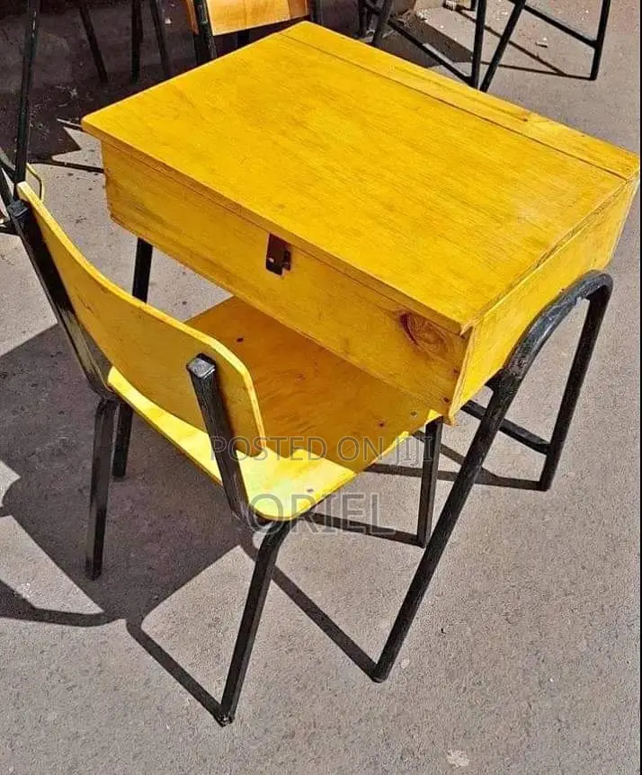 School Furniture; Classroom Learning Desk and Seat Set