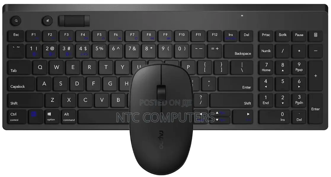Rapoo Multi-mode Wireless Bluetooth Mouse Keyboard - 8110m