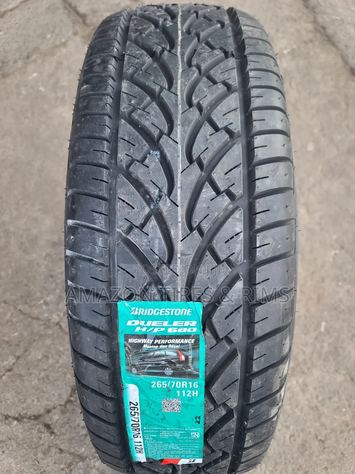 265/70r16 Bridgestone Tyres 112h Dueler H/P680