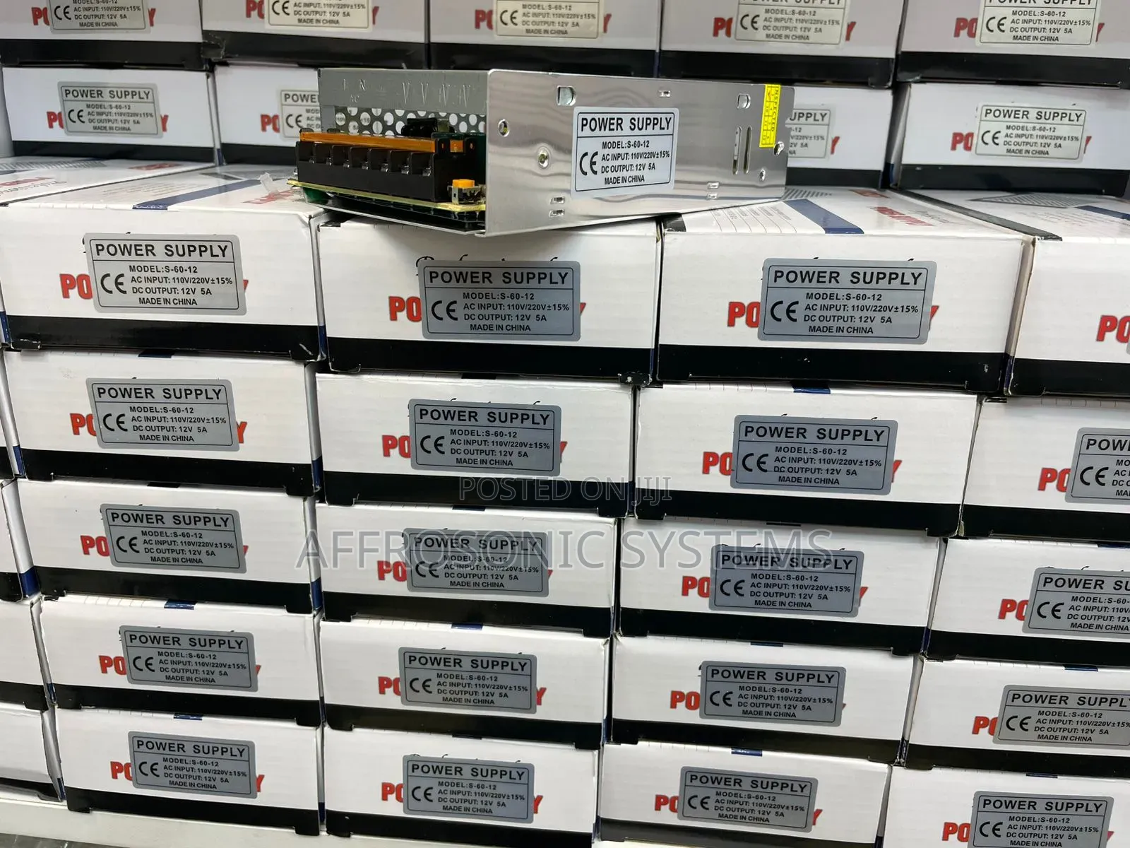 CCTV Cameras 12v 5amps Open Psu
