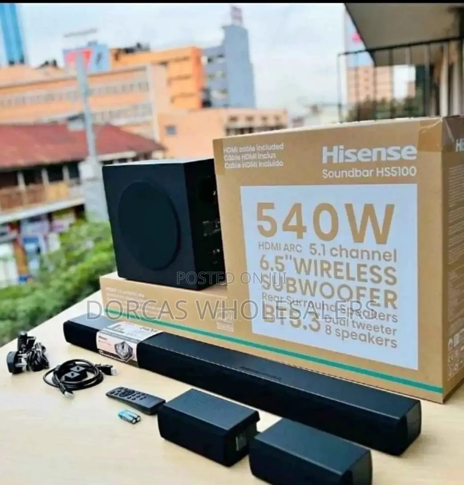 Good Working 540 Watts Hisense Wireless Subwoofer