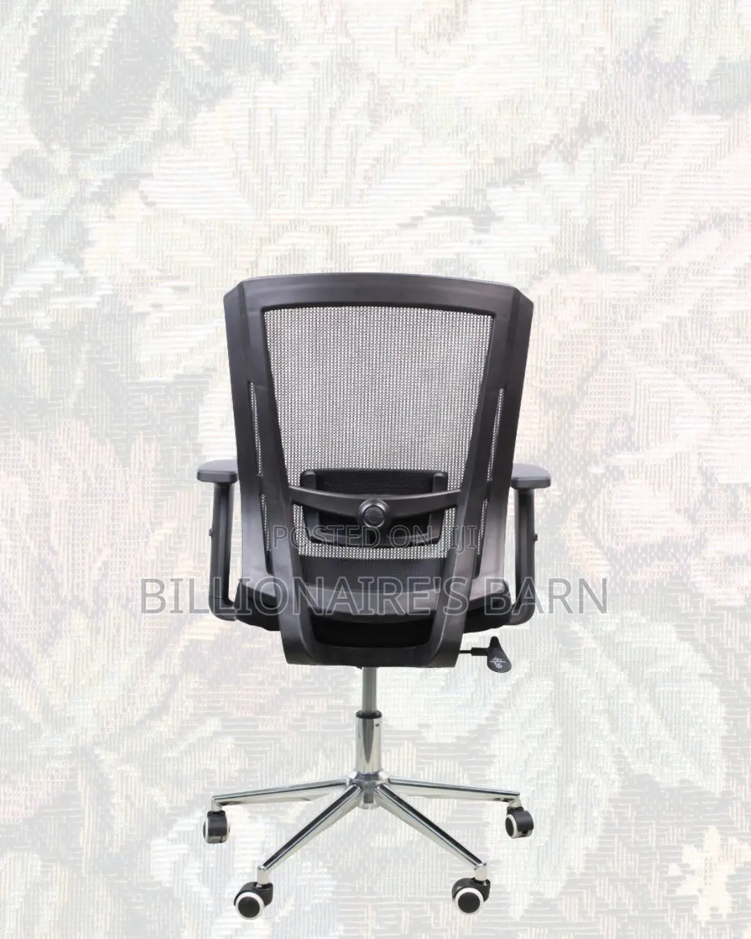 Barn Origin Mid-Back Chair | Executive Finish, Strong Chrome Base