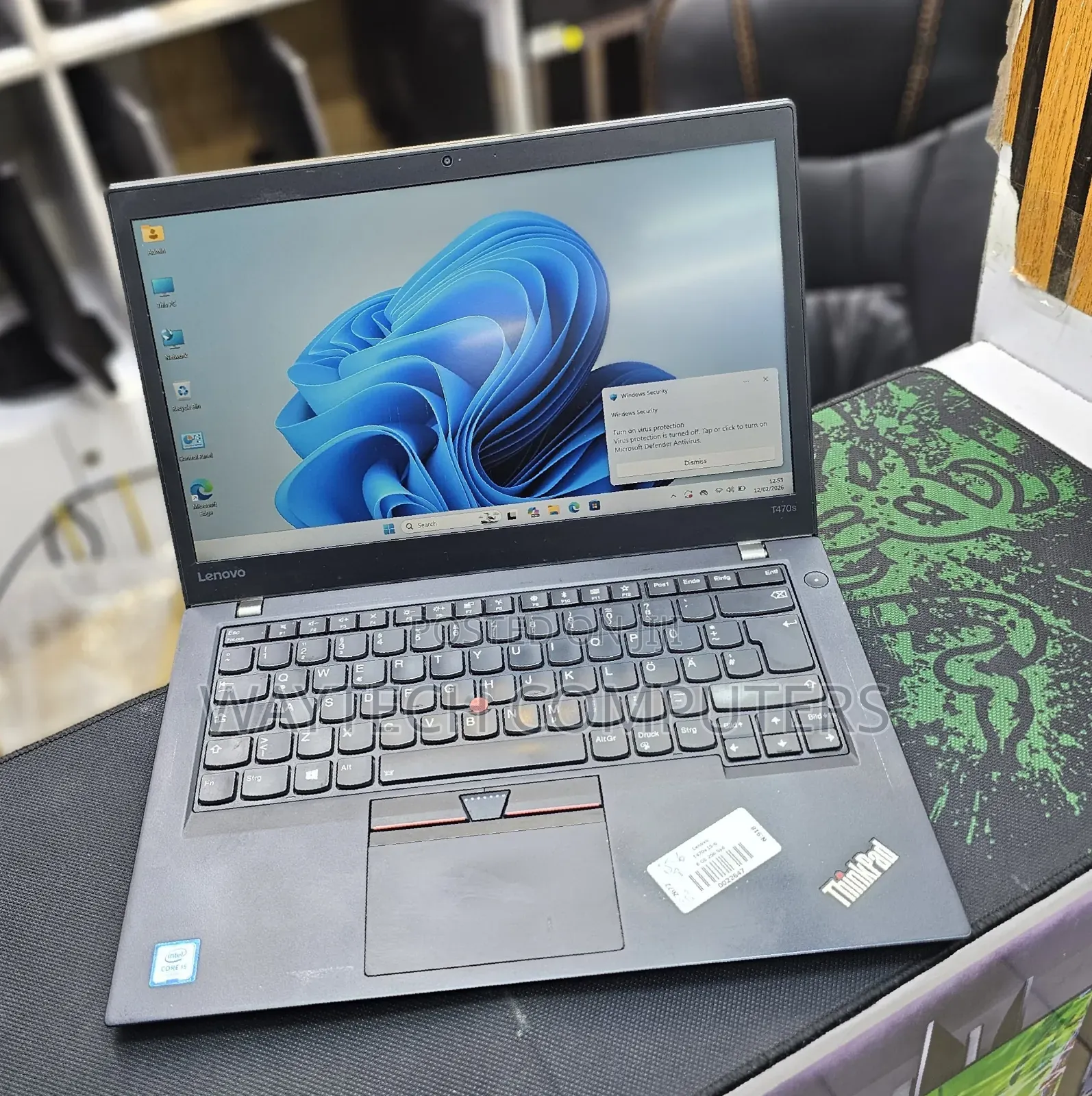 Laptop Lenovo ThinkPad T470s 8GB Intel Core I5 SSD 256GB