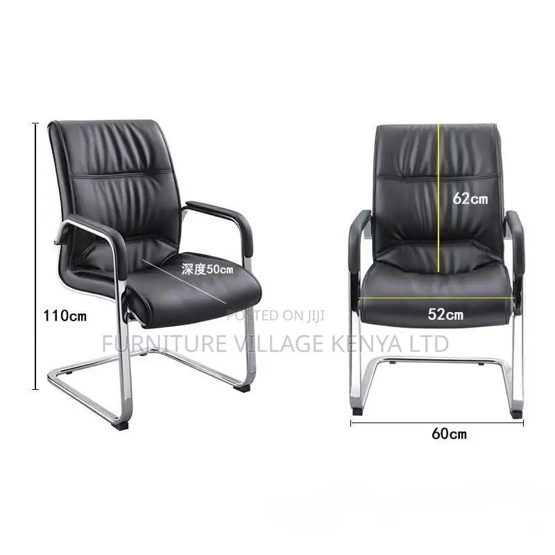 Office Chair; Executive Leather Visitor Office Seat