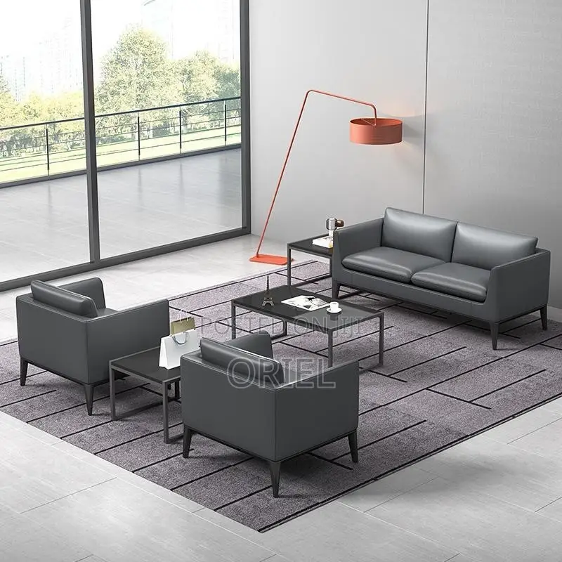 Office Sofas; Managerial 5-Seater Office Reception Sofa