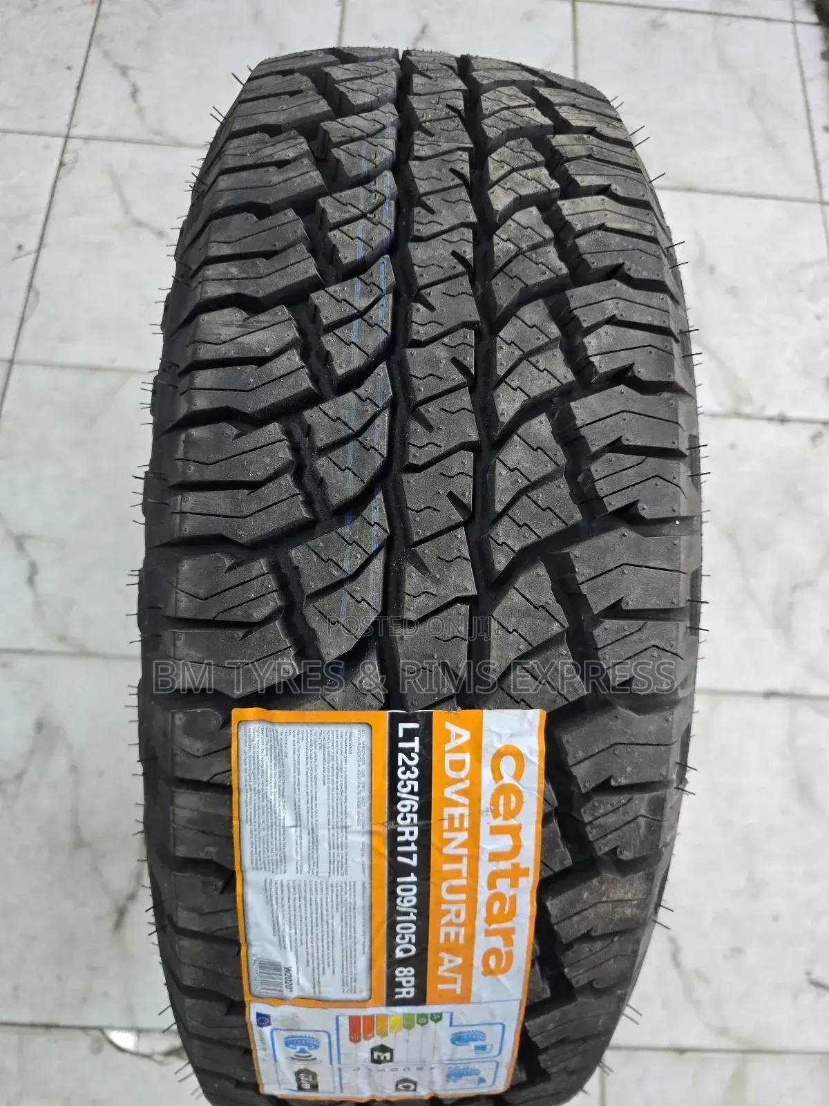 265 /65 R17 Centara Tyres (All Terrein) Adventure.