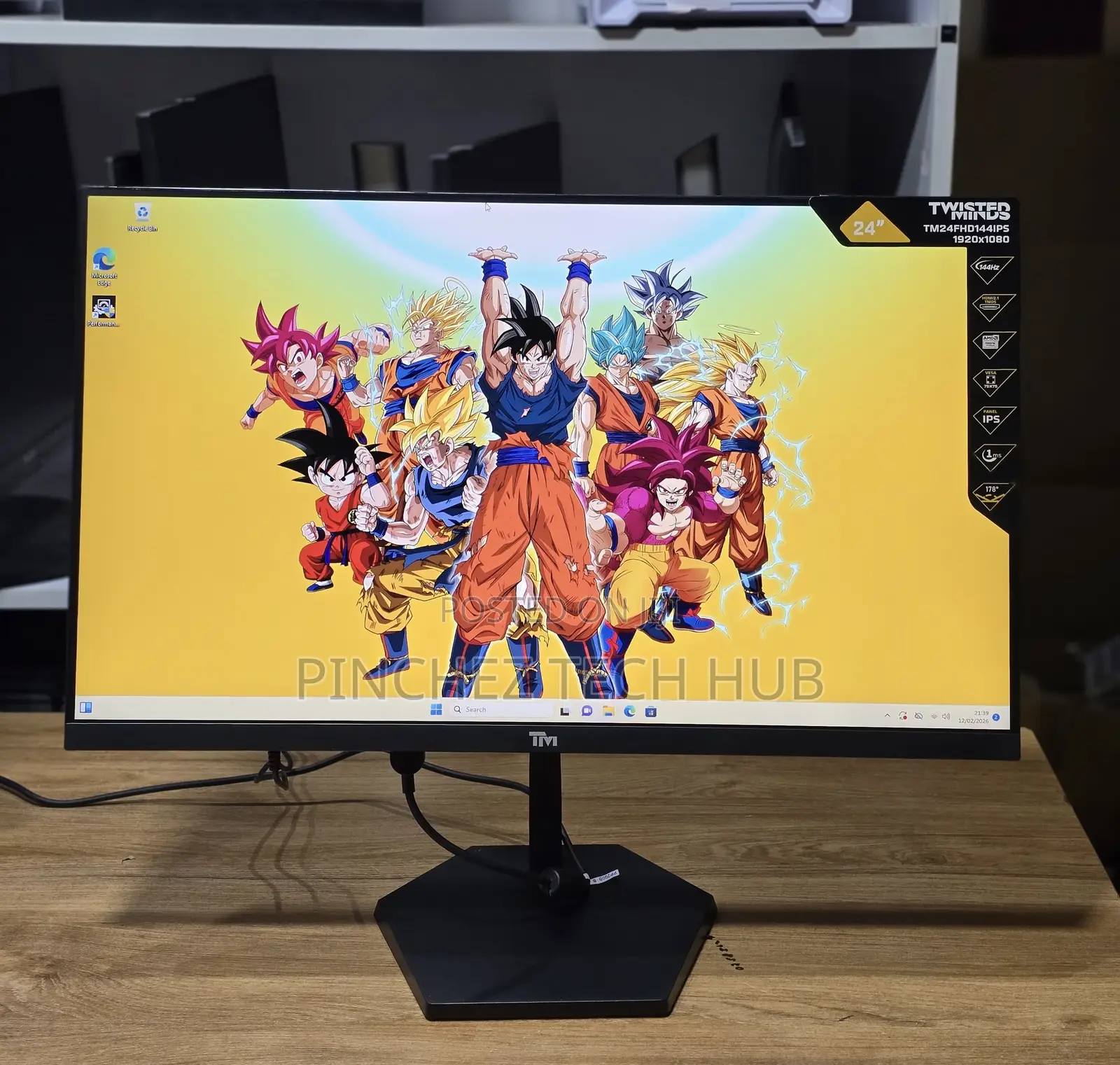 Twisted Mind Gaming Monitor Brand New 144hz Refresh Rate