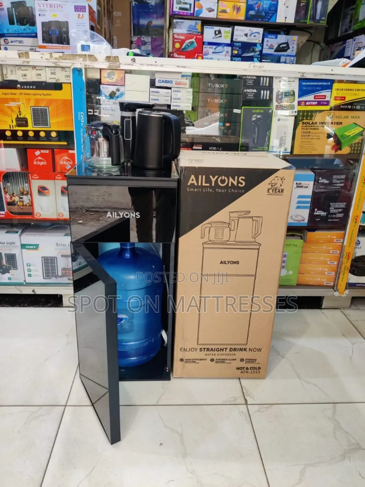 Ailyons Bottom Load Water Dispenser (Hot And Cold) With Kettle + Free