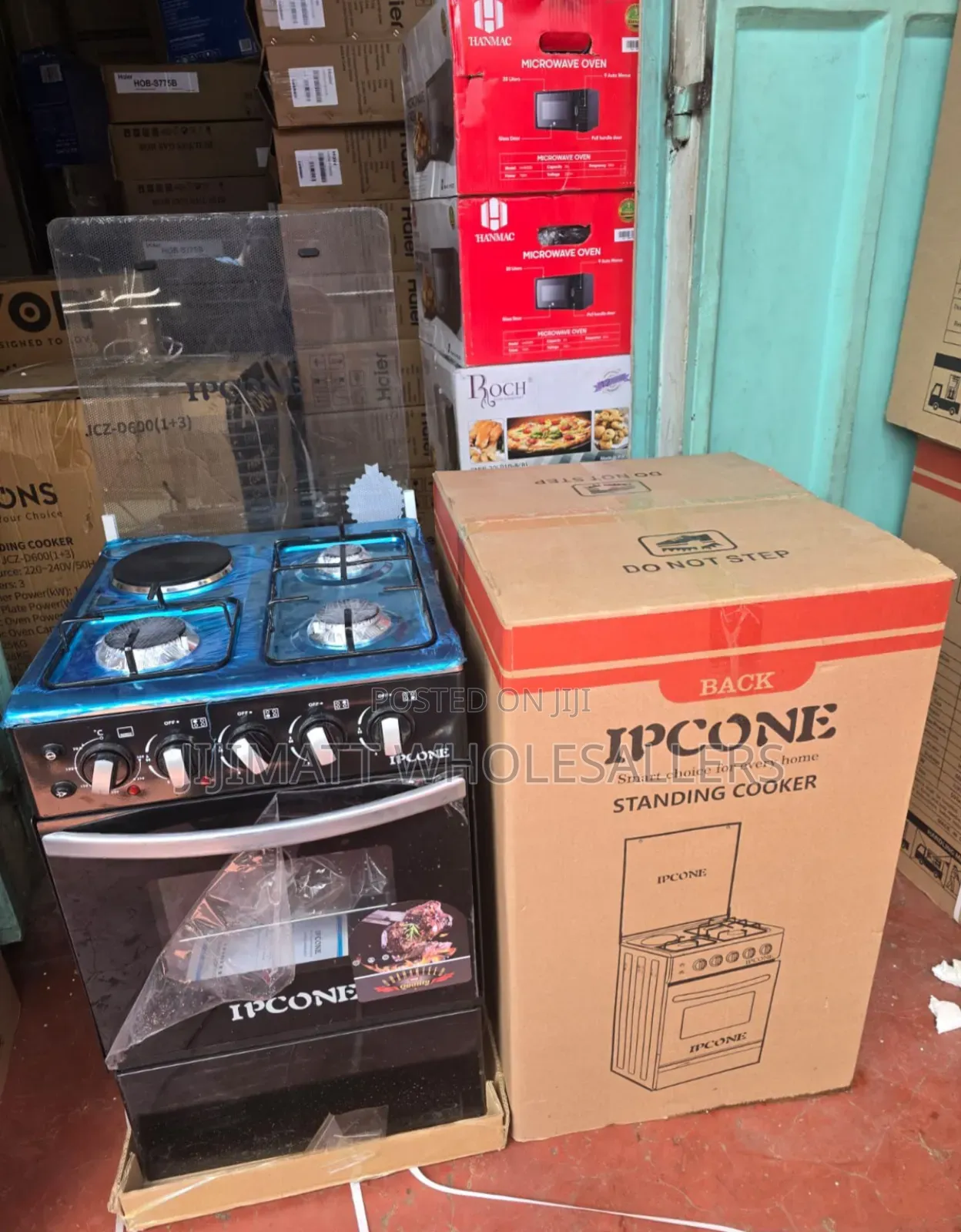 50*55 Ipcone 3+1 Standing Cooker With Electric Oven