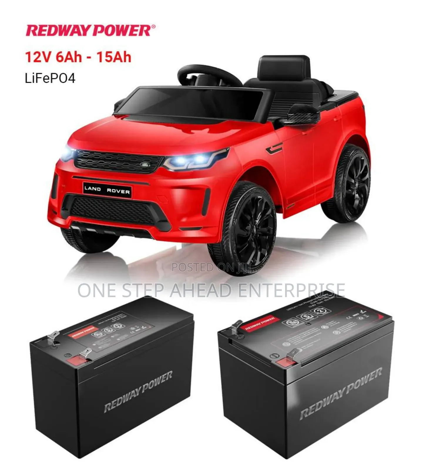 Electric Car Battery Rechargeable 12v 6ah New