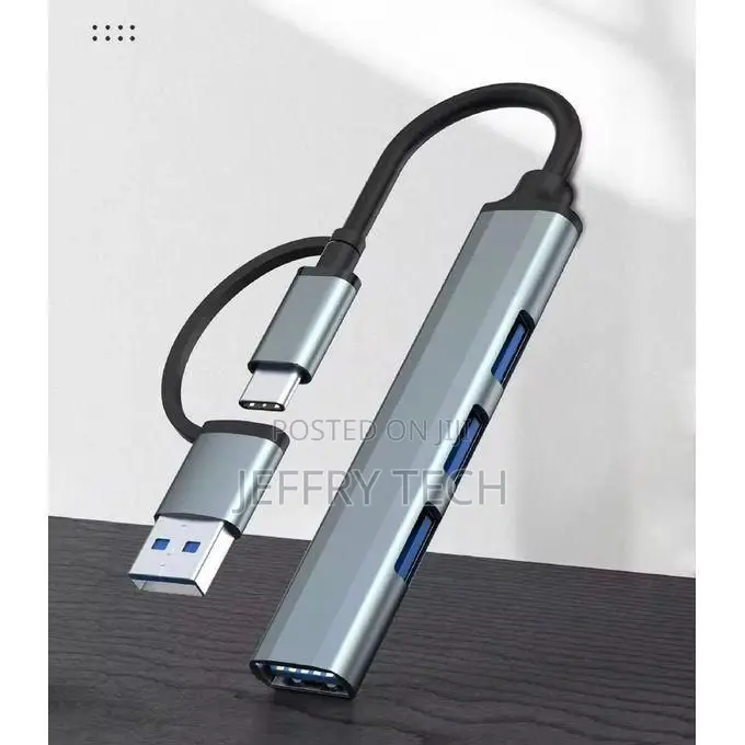 4 in 1 Type-C Hub Multiport Dock Station Usb Hub Adapter With Usb3.0