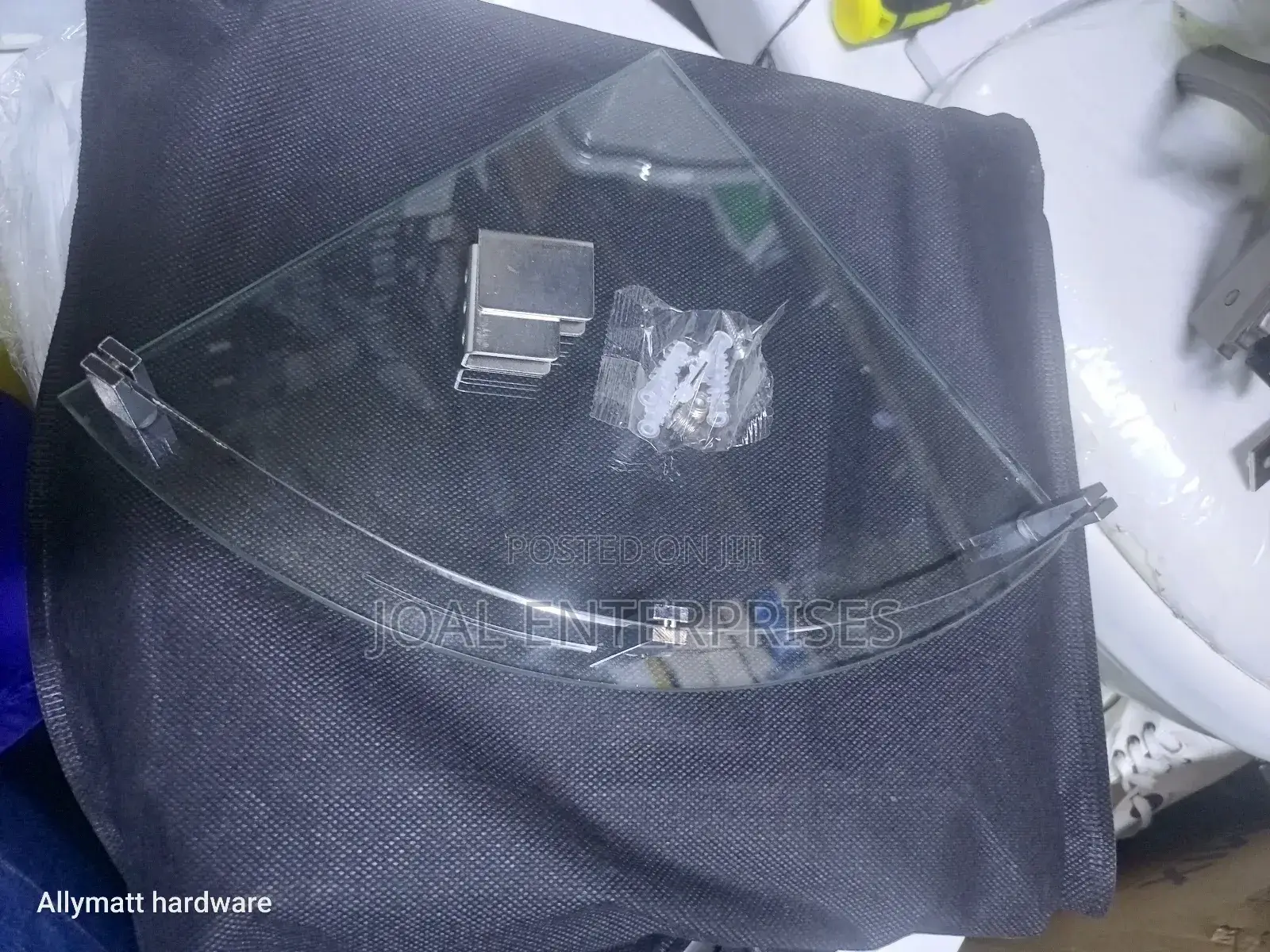 Corner Glass Shelf