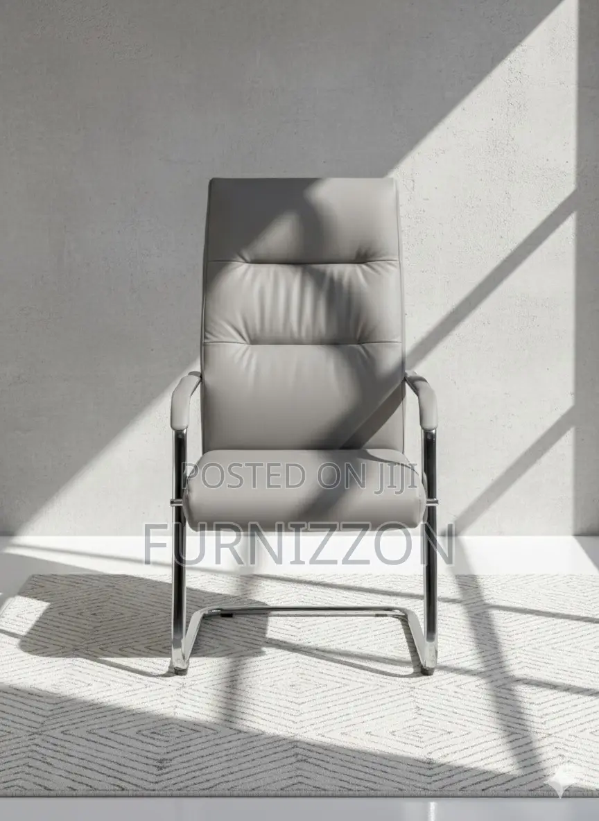 Comfortable PVC Office Chair With Iron Base Support