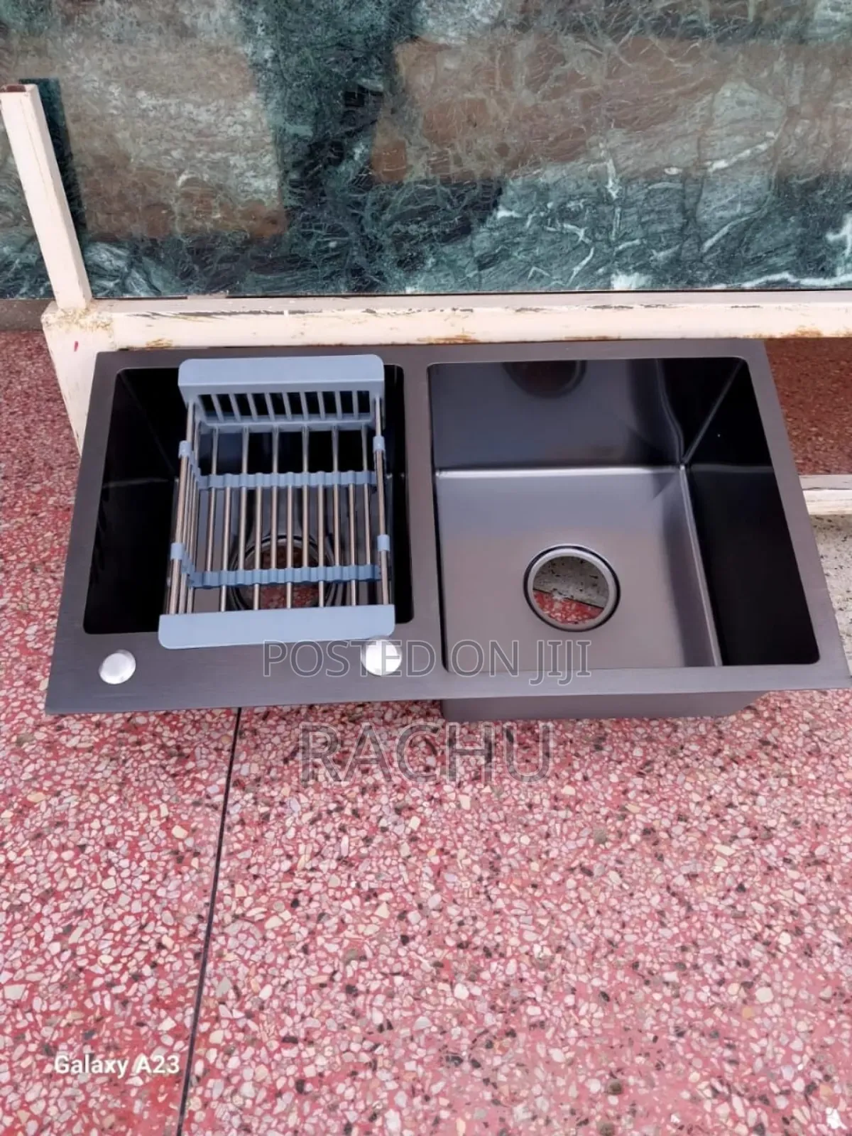Kitchen Sink Double Bowl Heavy Gauge 78x43