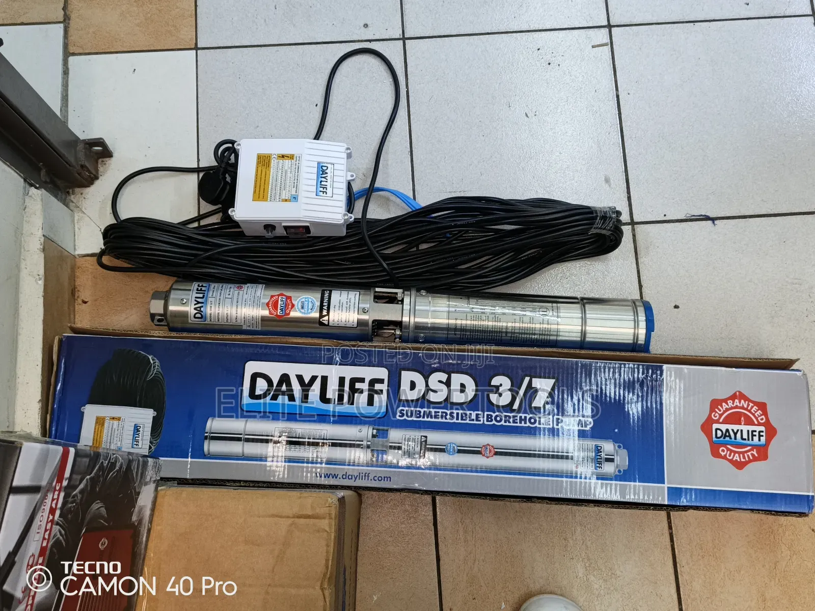 DSD 3/7 Submersible Dayliff Water Pump