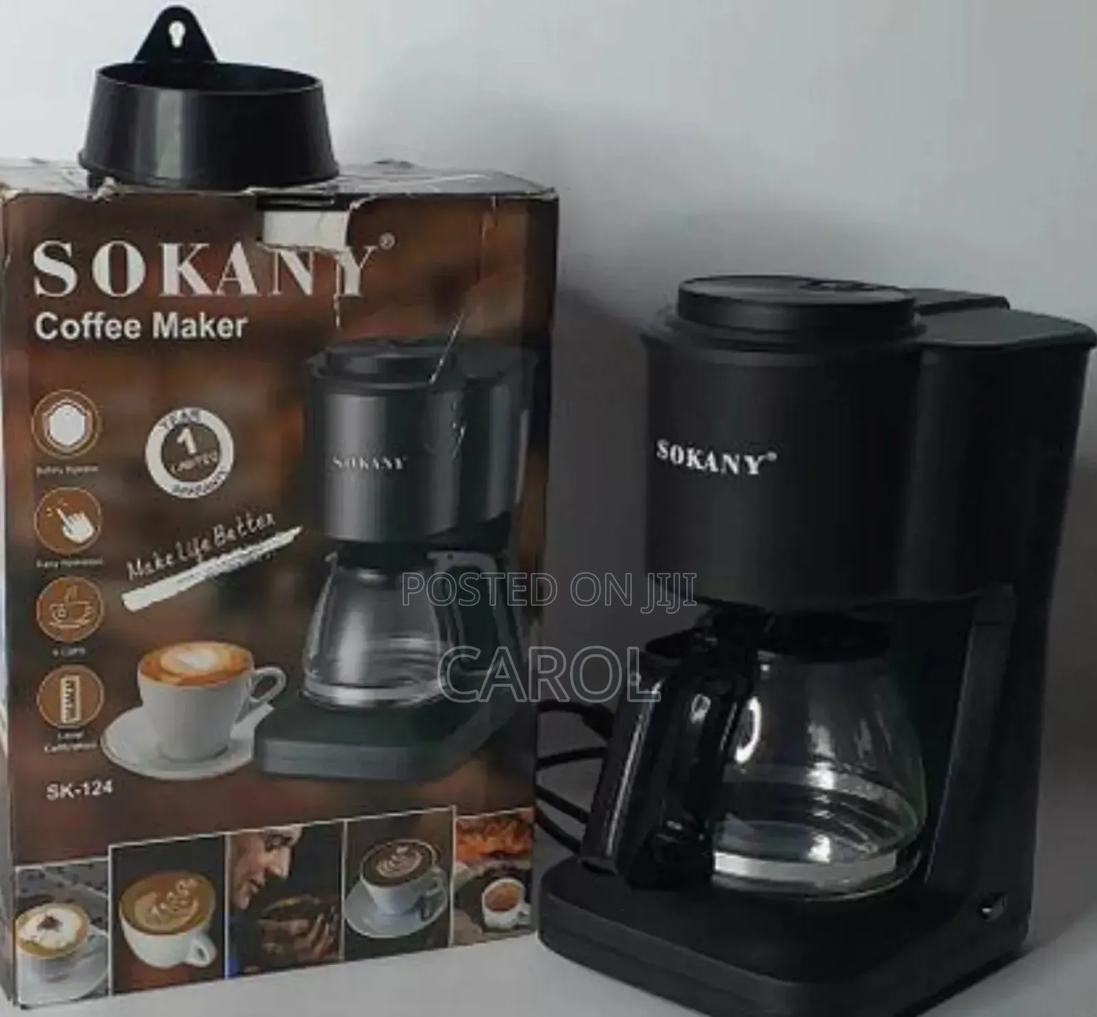 Sokany Coffee Maker Sk-124 Available
