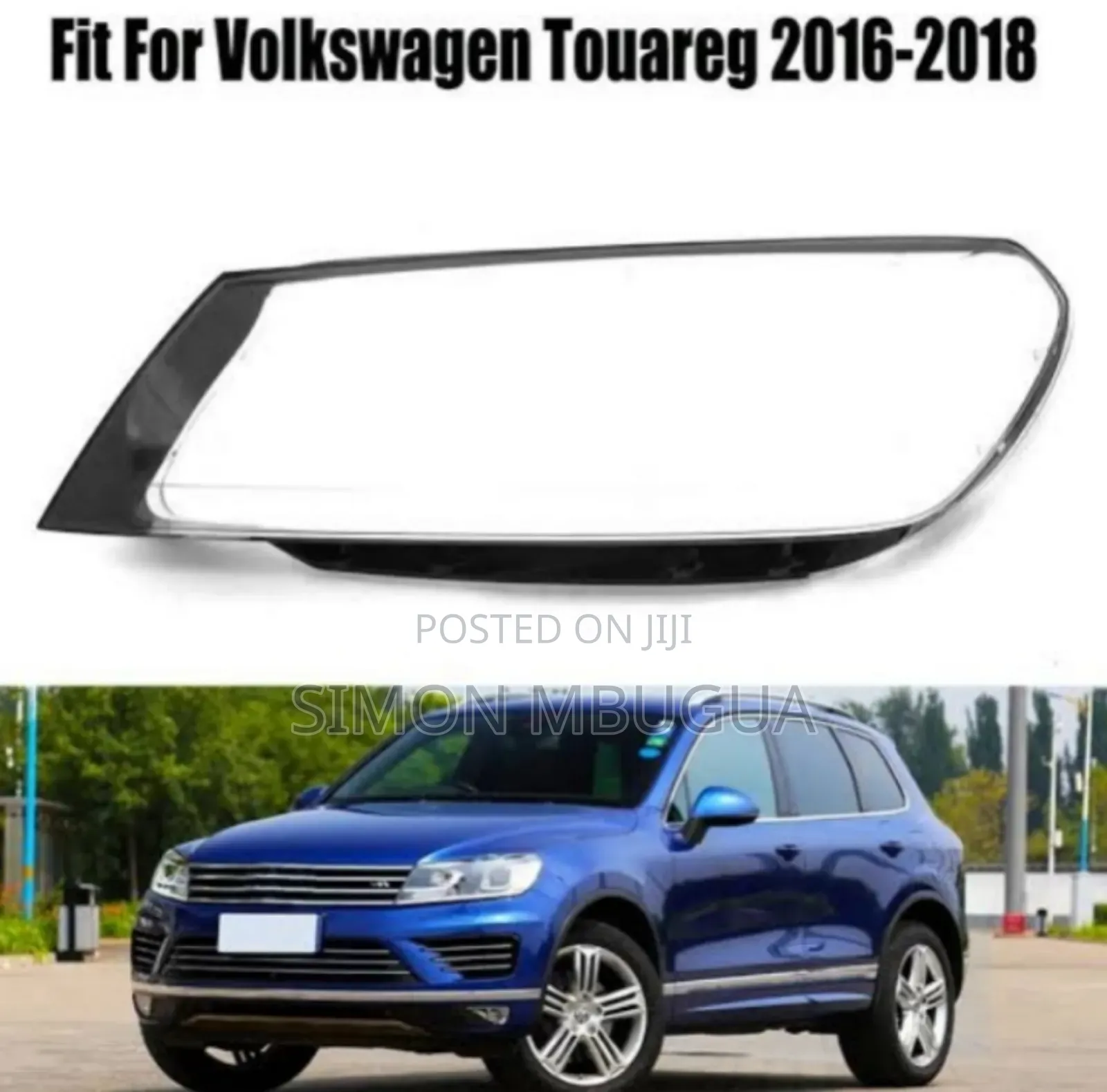Volkswagen Touareg 2015-2019 Headlight Lens