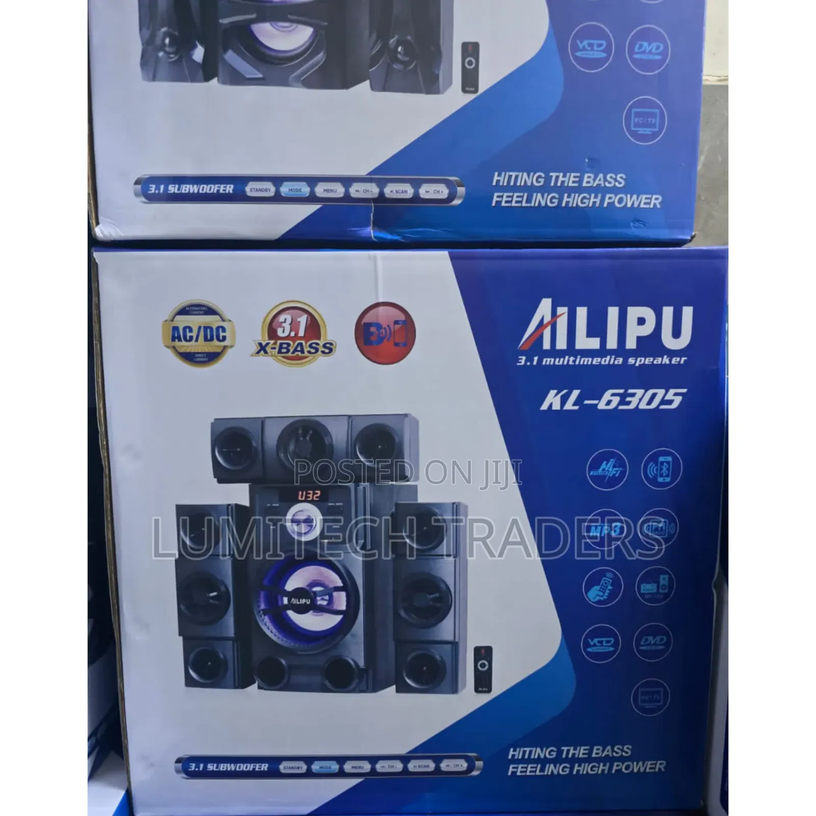 3.1ch Ailipu Homethearte Multimedia Speaker System Woofer