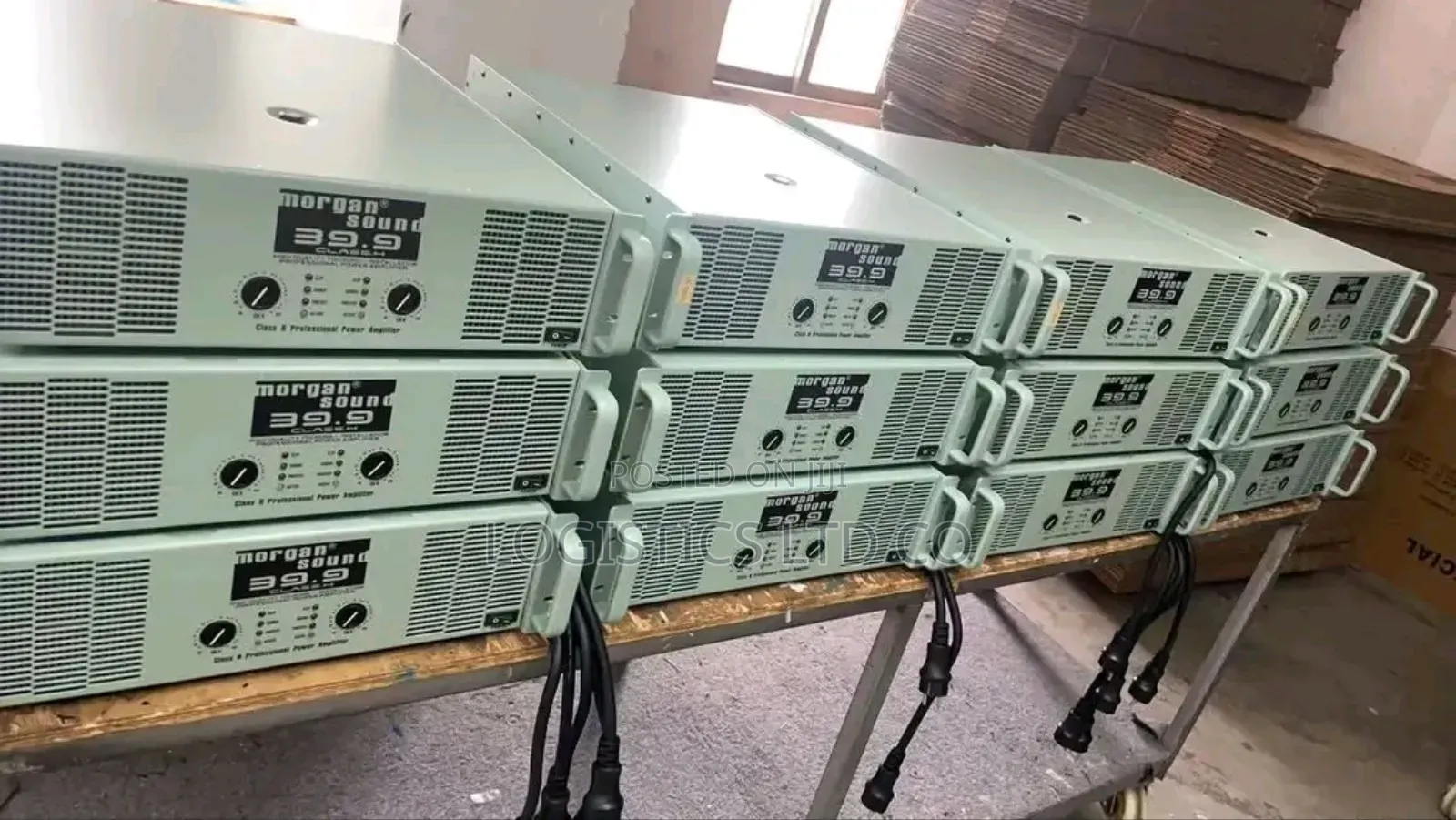 Morgan Sound 39.9 Class H Professional Power Amplifier 64 Transistors