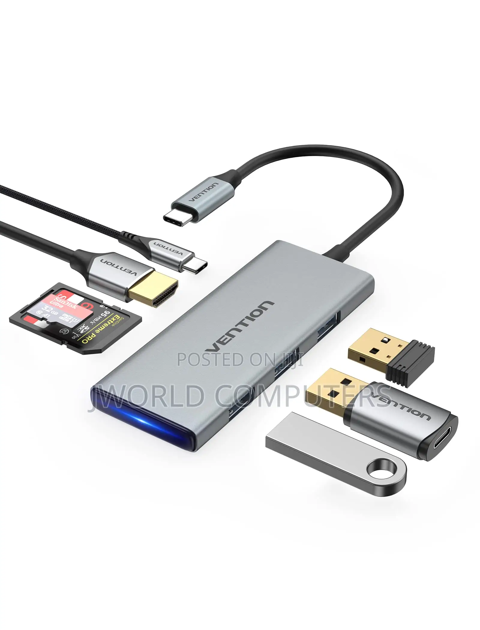 Vention Usb C Multi-Function 6 in 1 Docking Station