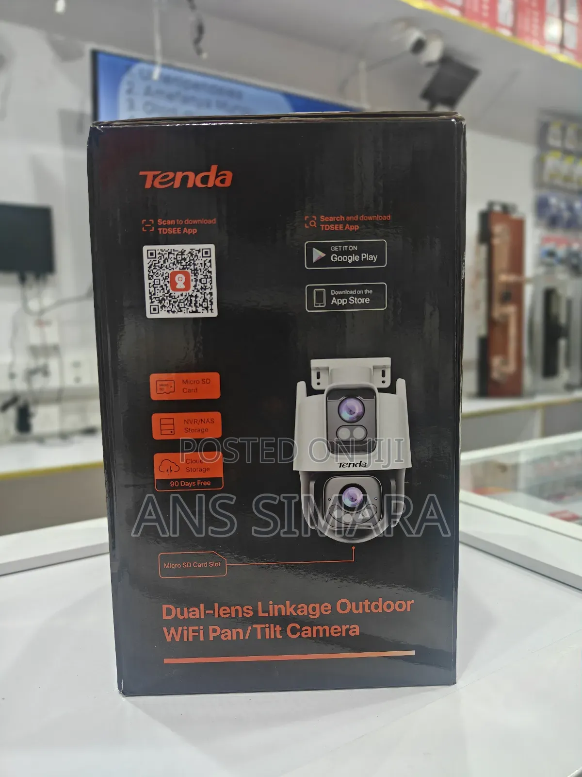 Dual-Lens Linkage Outdoor Wi-Fi Pan/Tilt Camera