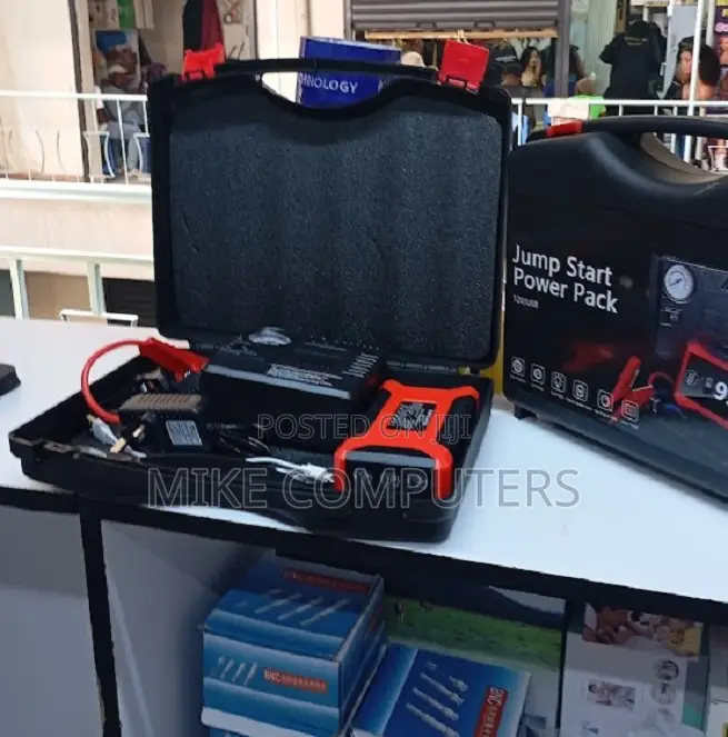 Portable Car Jump Starter Kit and Air Compressor