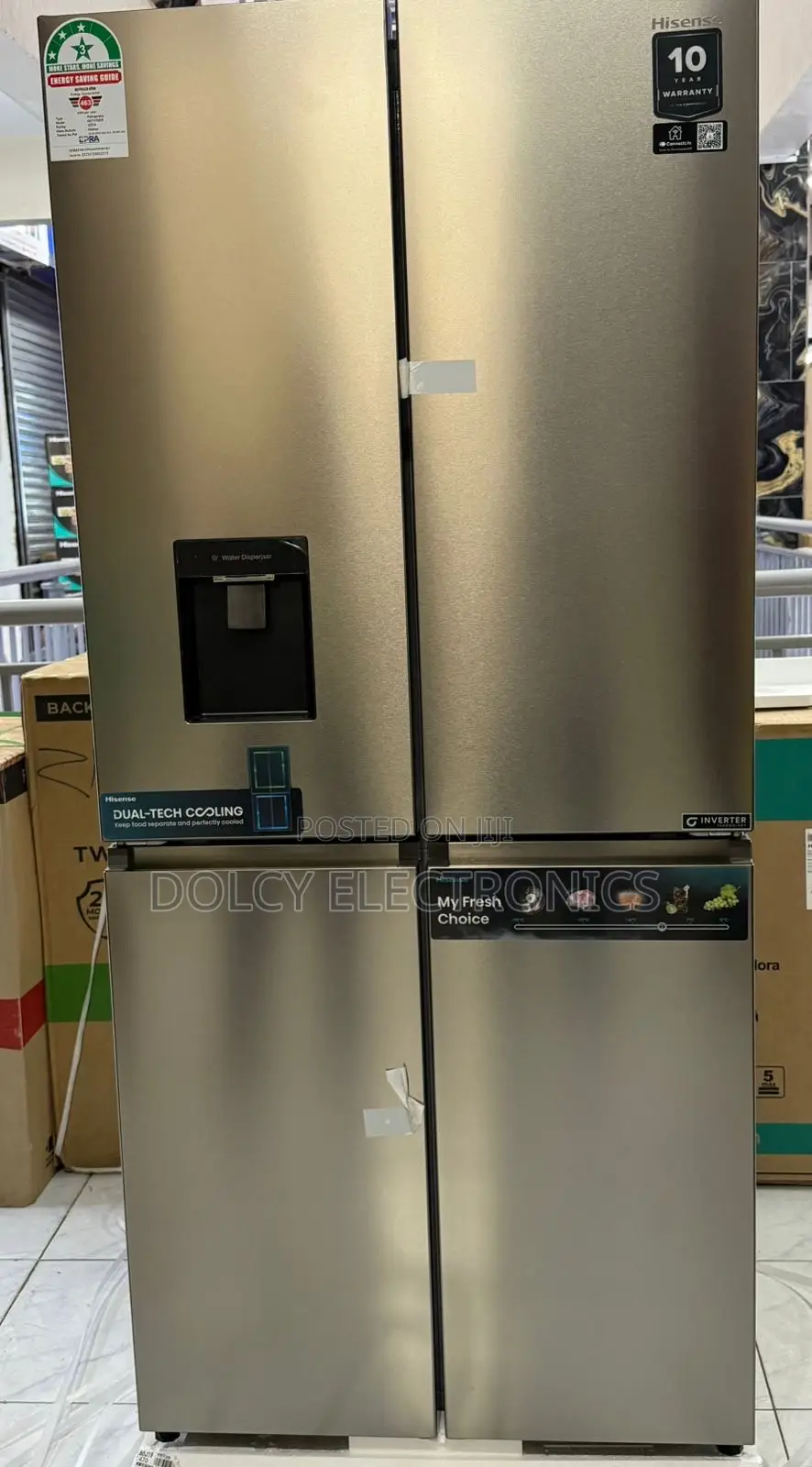 Hisense 4 Door Fridge 470l Ref470dr